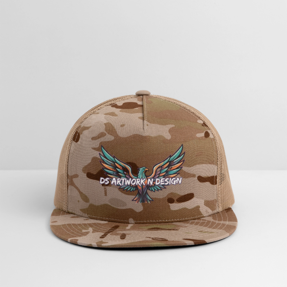 Graffiti Eagle - Trucker Hat - MultiCam\tan