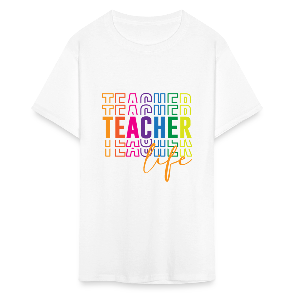 Teacher Life - T-Shirt - white