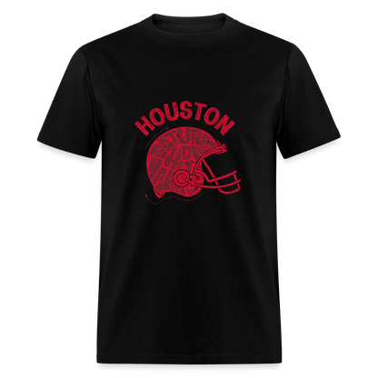 Huston football - Unisex  T-Shirt - black