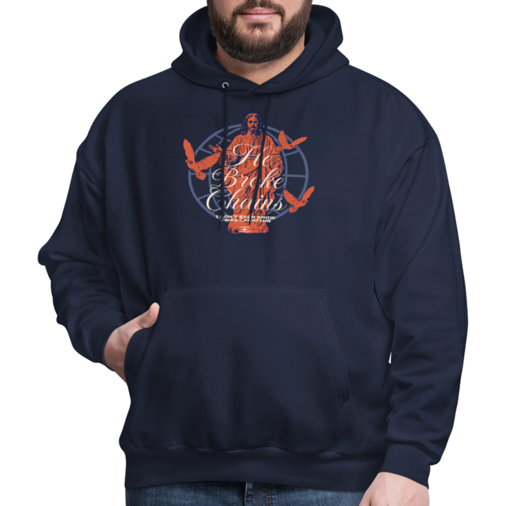 Chains Broken - Men's Hoodie - navy