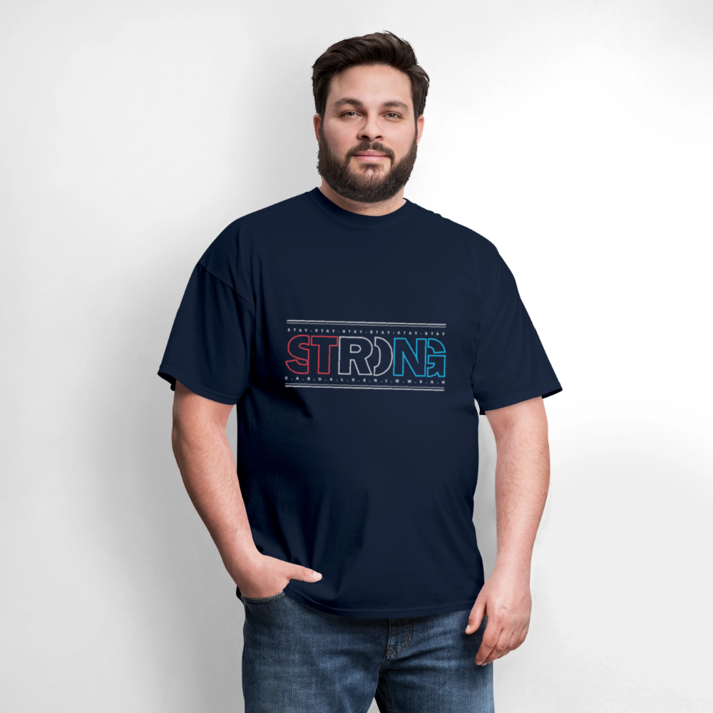 Stay Strong - Men's T-Shirt - navy