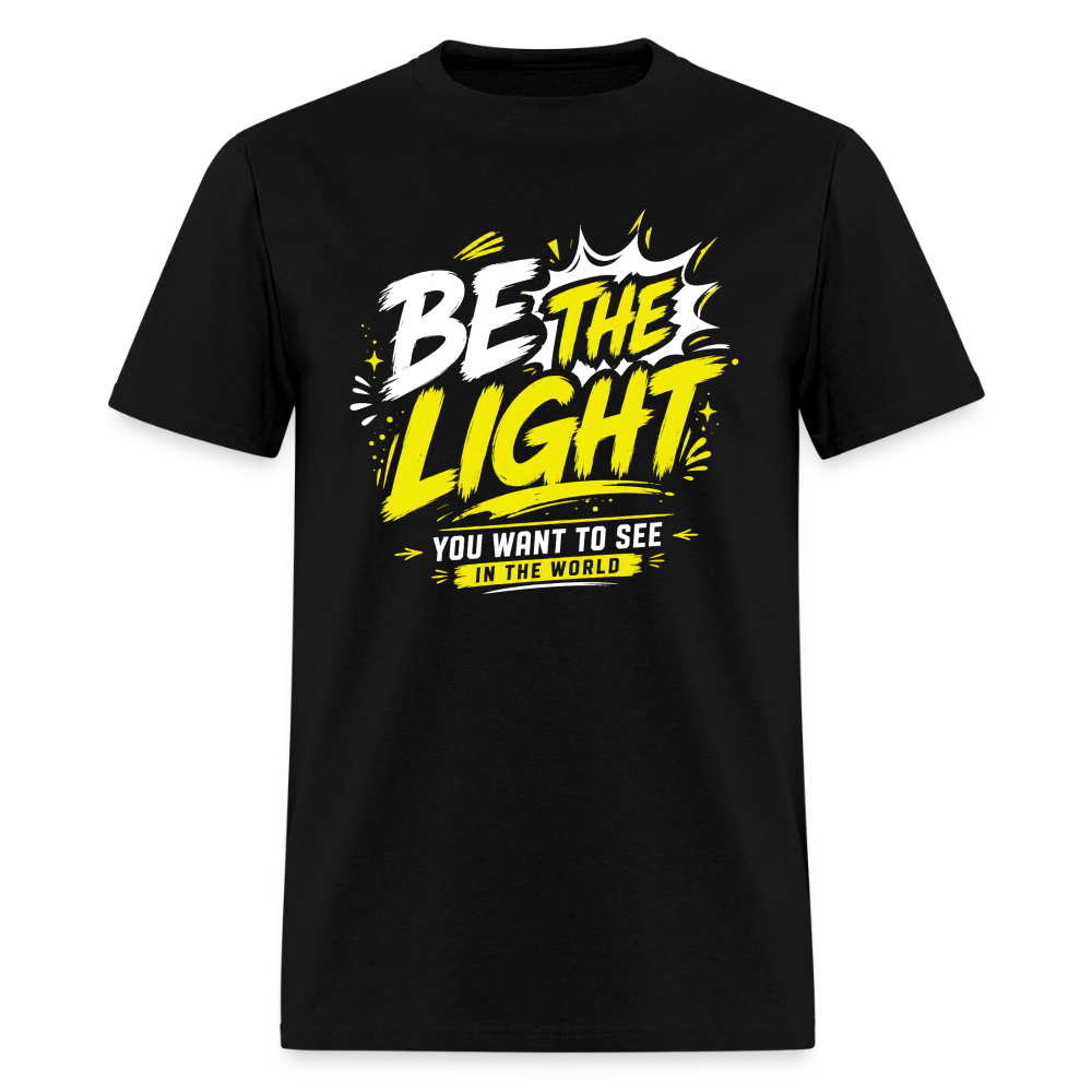 Be the Light - Men's T-Shirt - black