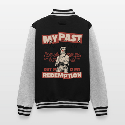 Redemption - Letterman Jacket - black/heather grey