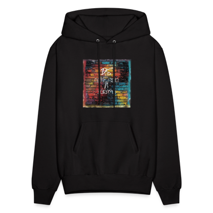 Brick Wall Art - Men's Hoodie - black