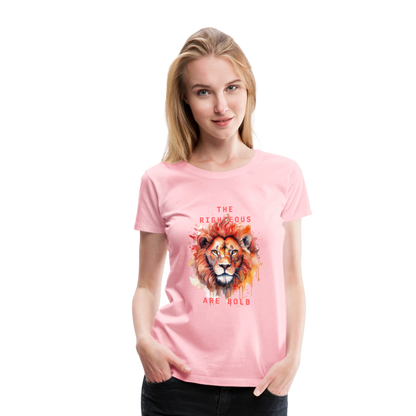 Bold Lion - Women’s T-Shirt - pink
