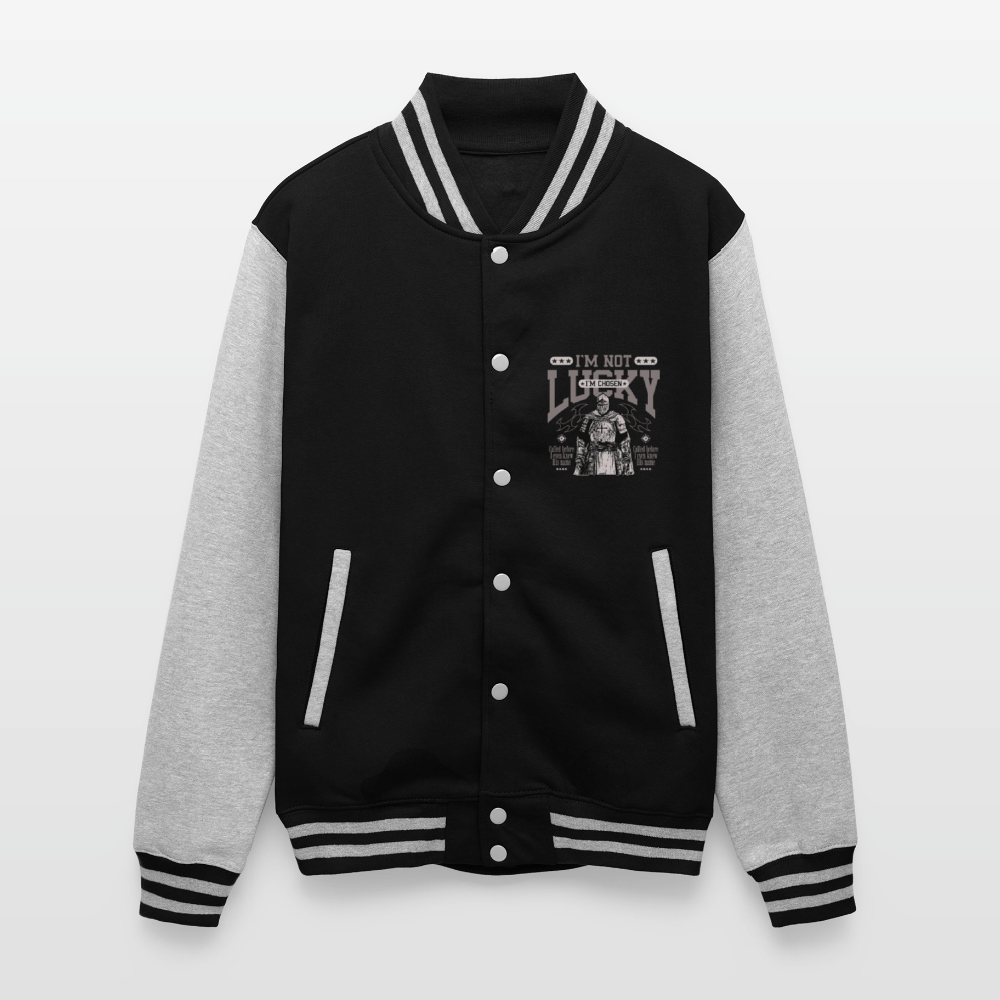 Chosen One - Letterman Jacket - black/heather grey