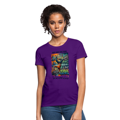 Hip Hop Culture - Women's T-Shirt - purple
