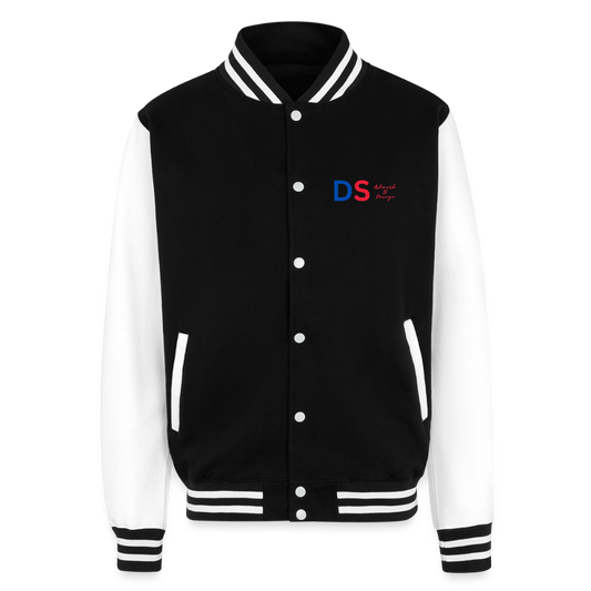 Walk By Faith - letterman Jacket - black/white