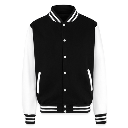Stay Strong - Men's Letterman Jacket - black/white