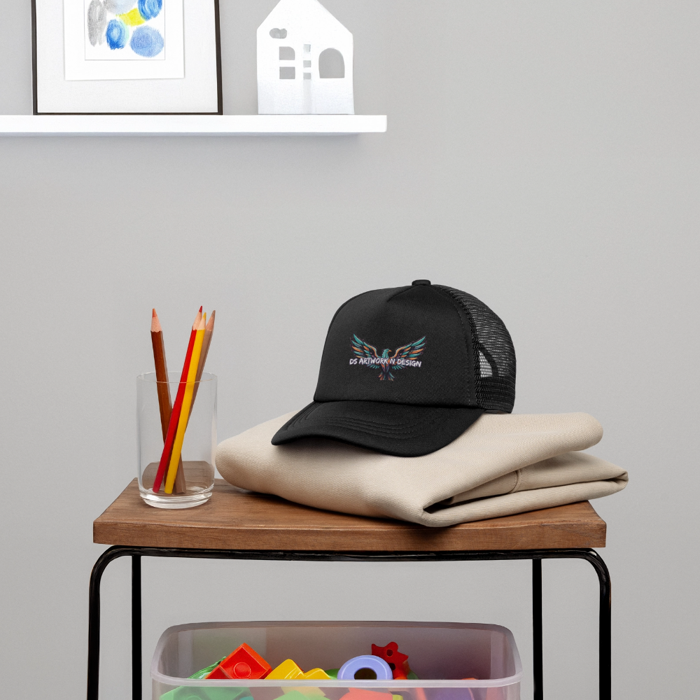 Graffiti Eagles - Kid's Trucker Cap - black