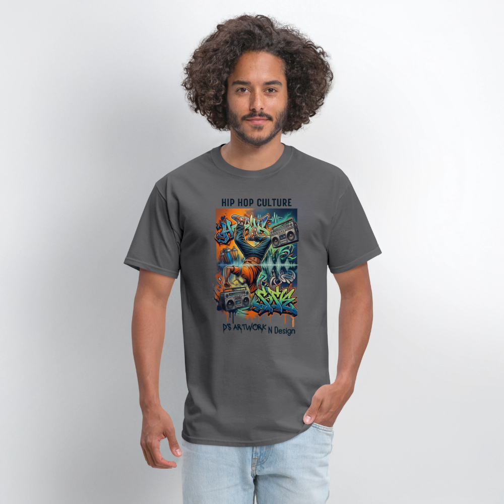 Hip Hop Culture - Men's T-Shirt - charcoal