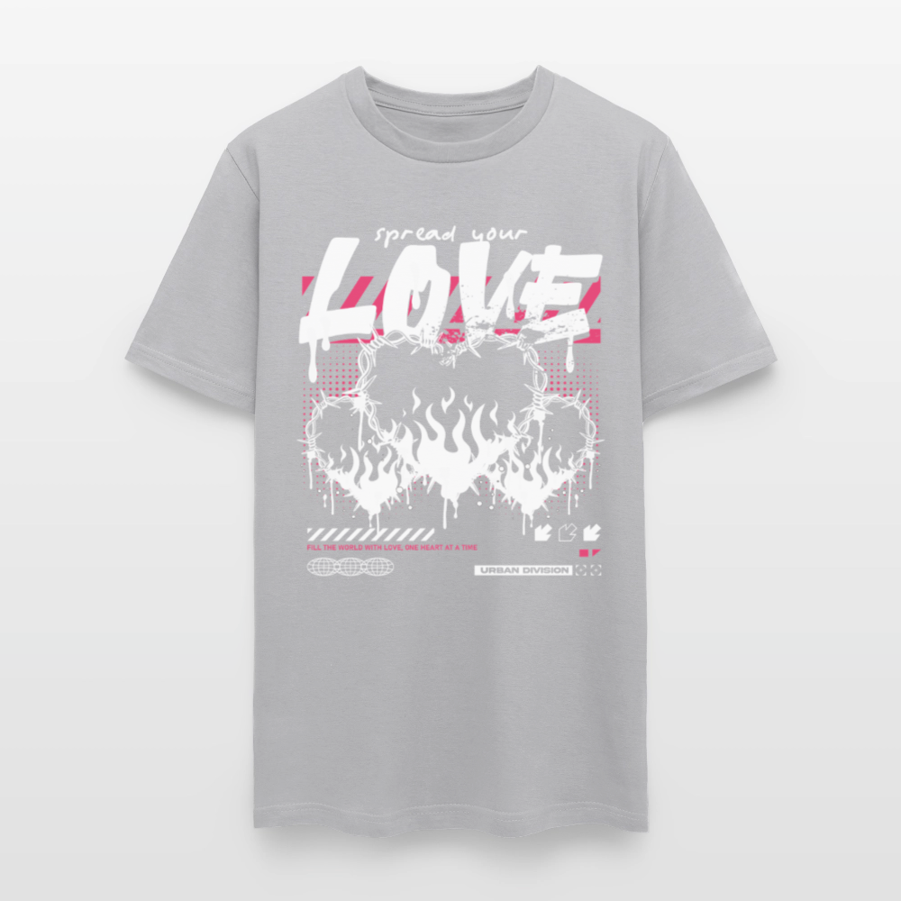 Heart on fire - Men's T-Shirt - rock