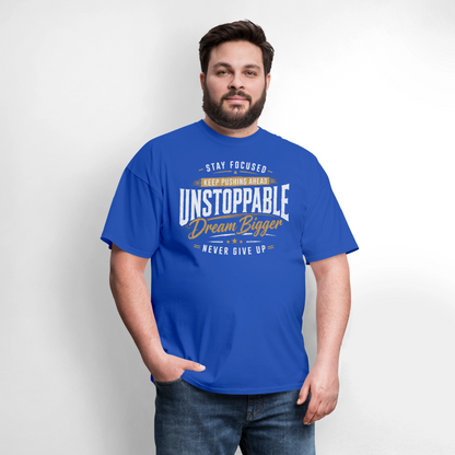 Be Unstoppable - Men's T-Shirt - royal blue