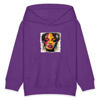 Pop Culture Woman 2 - Kids' Hoodie - purple