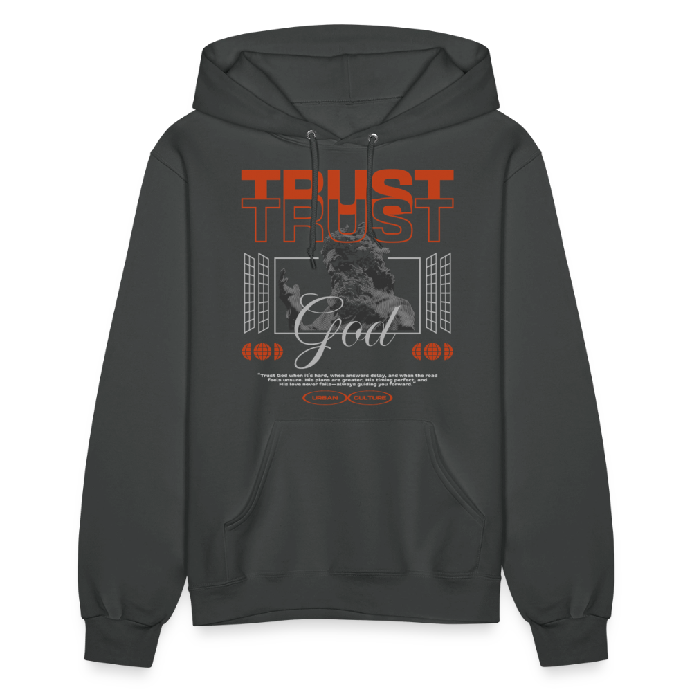 Trust God - Women's Hoodie - asphalt