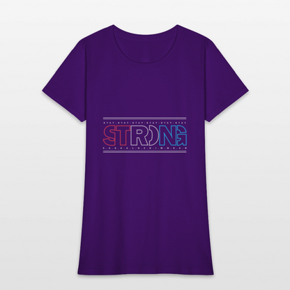 Stay Strong - Women's T-Shirt - purple
