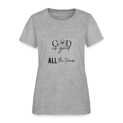 God is Good-Women's short Sleeve T-Shirt - heather gray