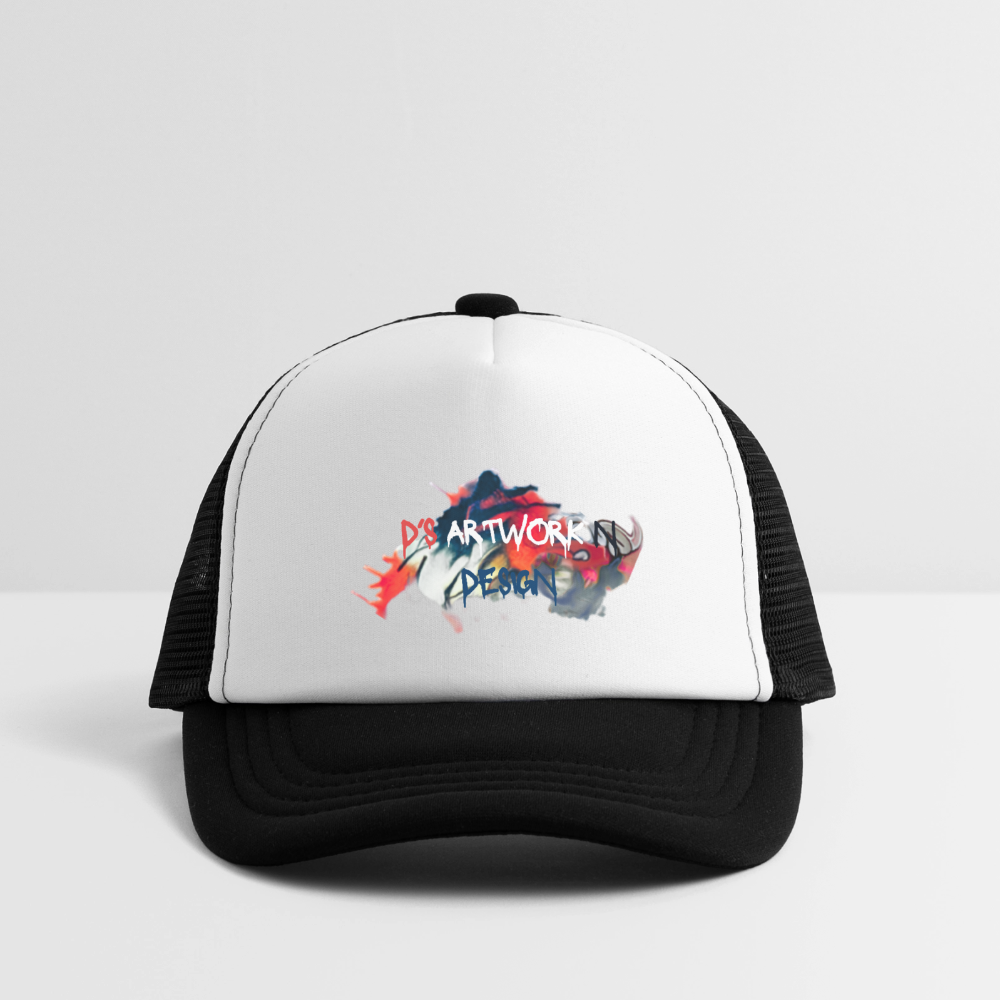 Spray Paint - DS Kid's Trucker Cap - white/black
