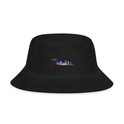 H-town Skyline - Bucket Hat - black