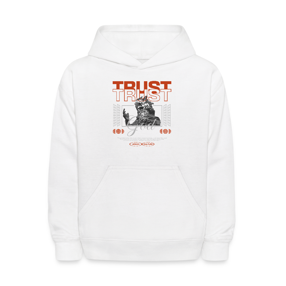 Trust God - Kids' Hoodie - white