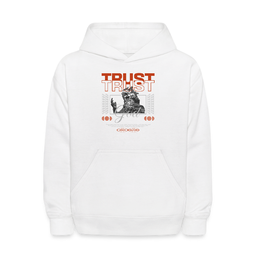 Trust God - Kids' Hoodie - white