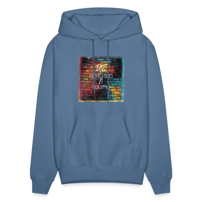 Brick Wall Art - Men's Hoodie - denim blue