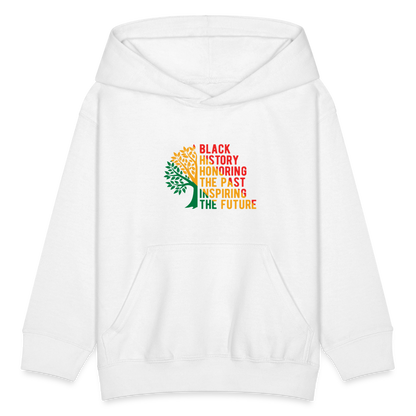 Black History - kids hoodie - white
