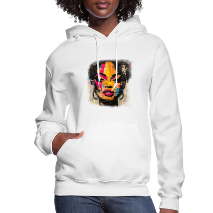 Pop Culture Woman 2 - Women's  Hoodie - white