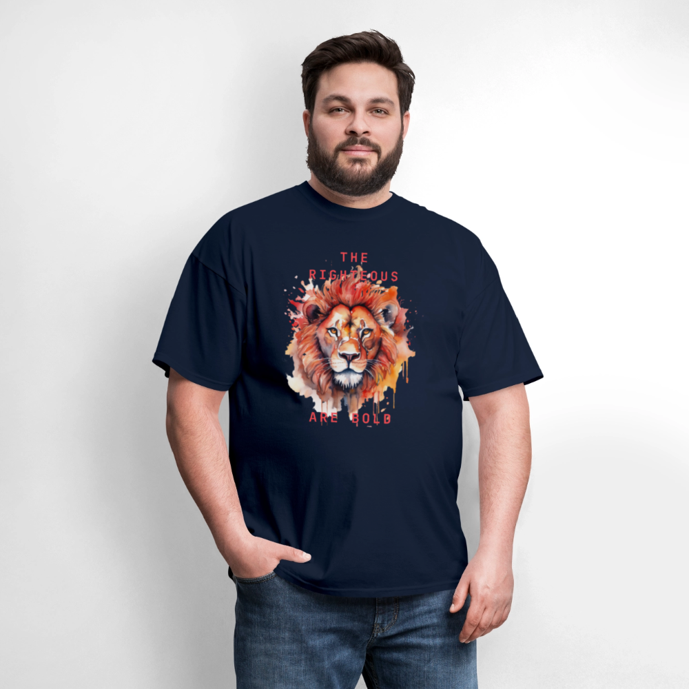 Bold Lion - Men's T-Shirt - navy