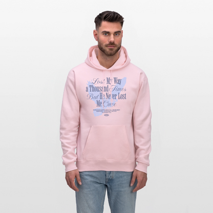 God is with Us - Men's Hoodie - pale pink