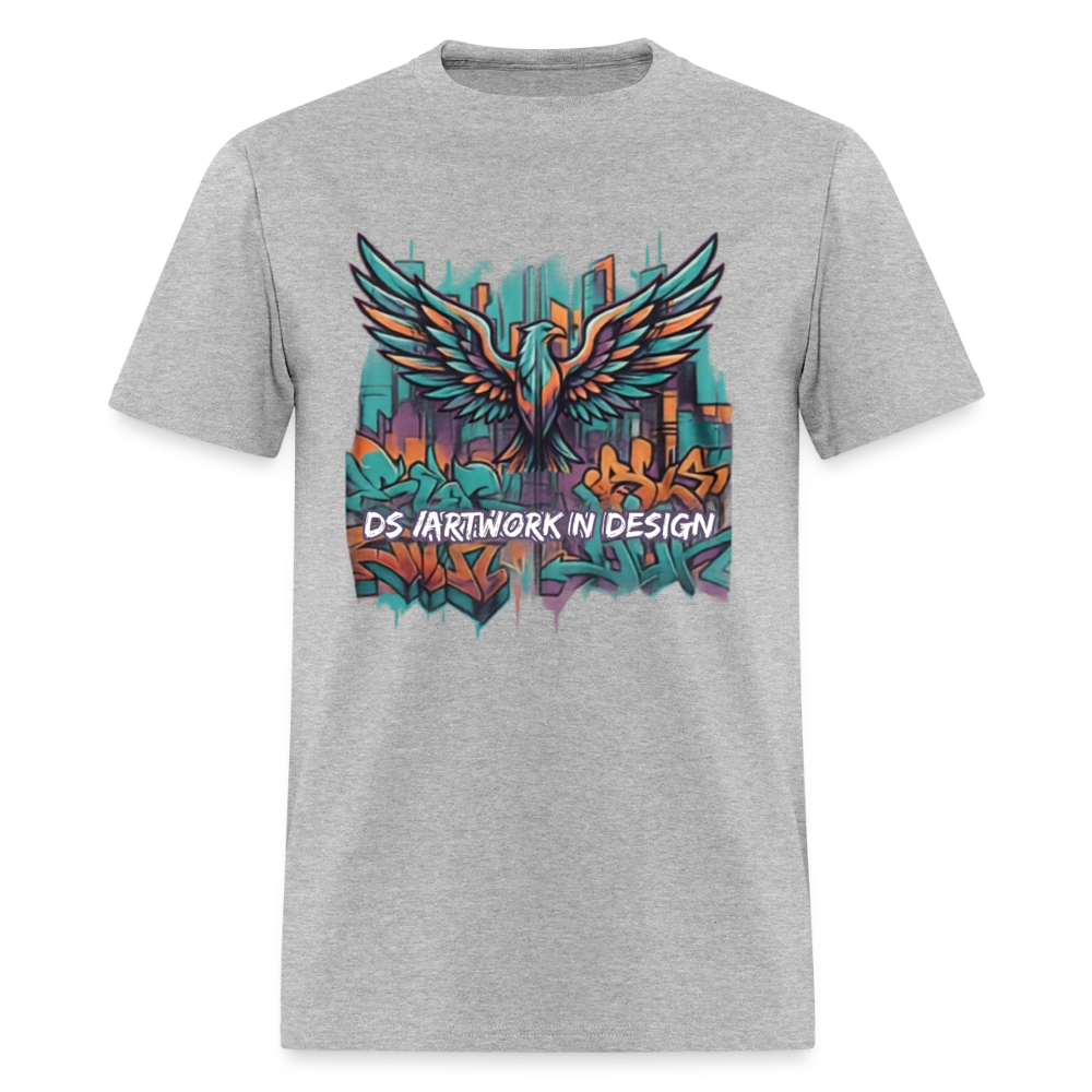Graffiti Eagle - Men's T-Shirt - heather gray