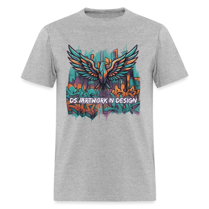 Graffiti Eagle - Men's T-Shirt - heather gray
