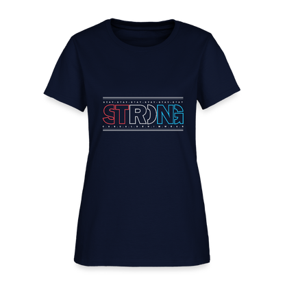 Stay Strong - Women's T-Shirt - navy