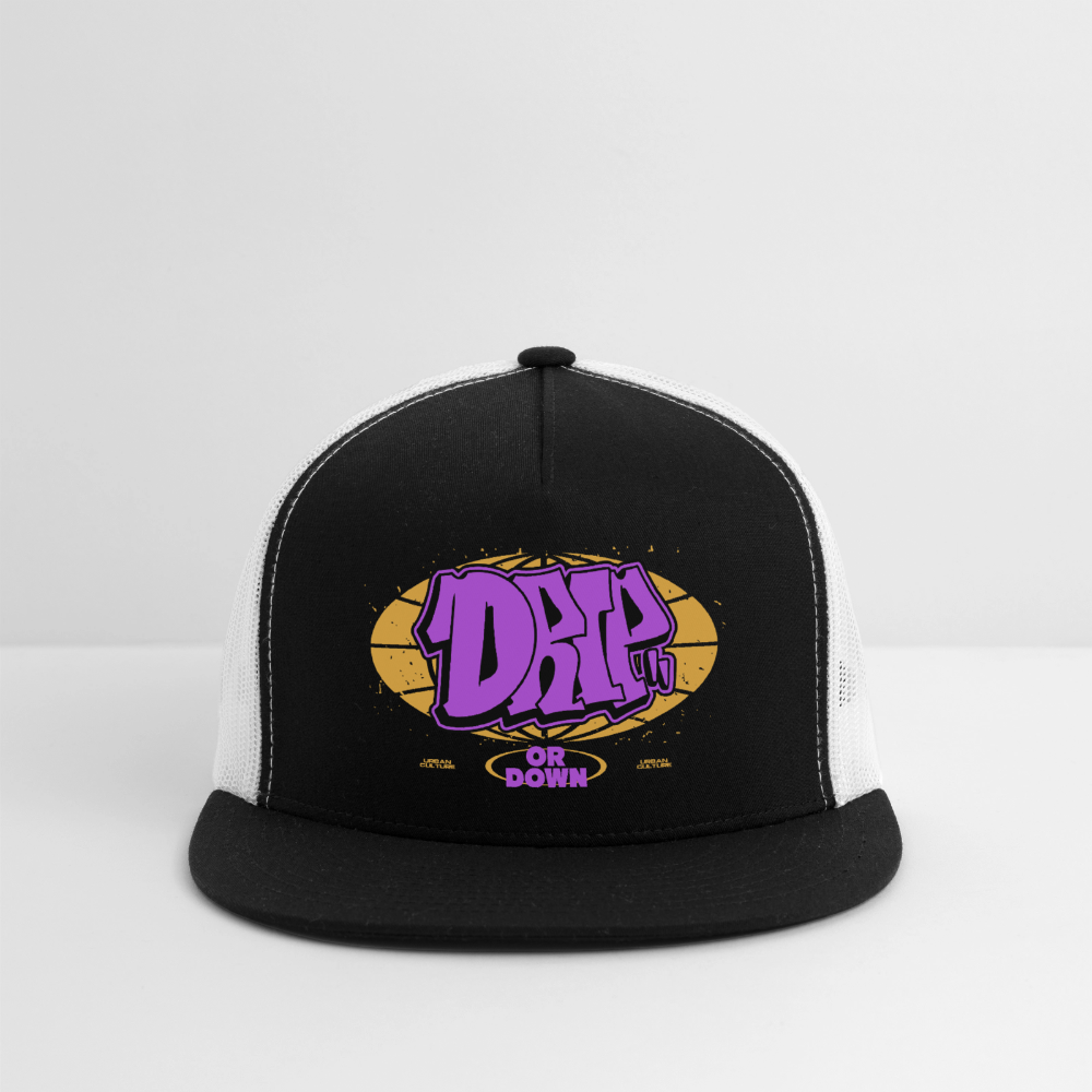 Drip - Graffiti Trucker Hat - black/white