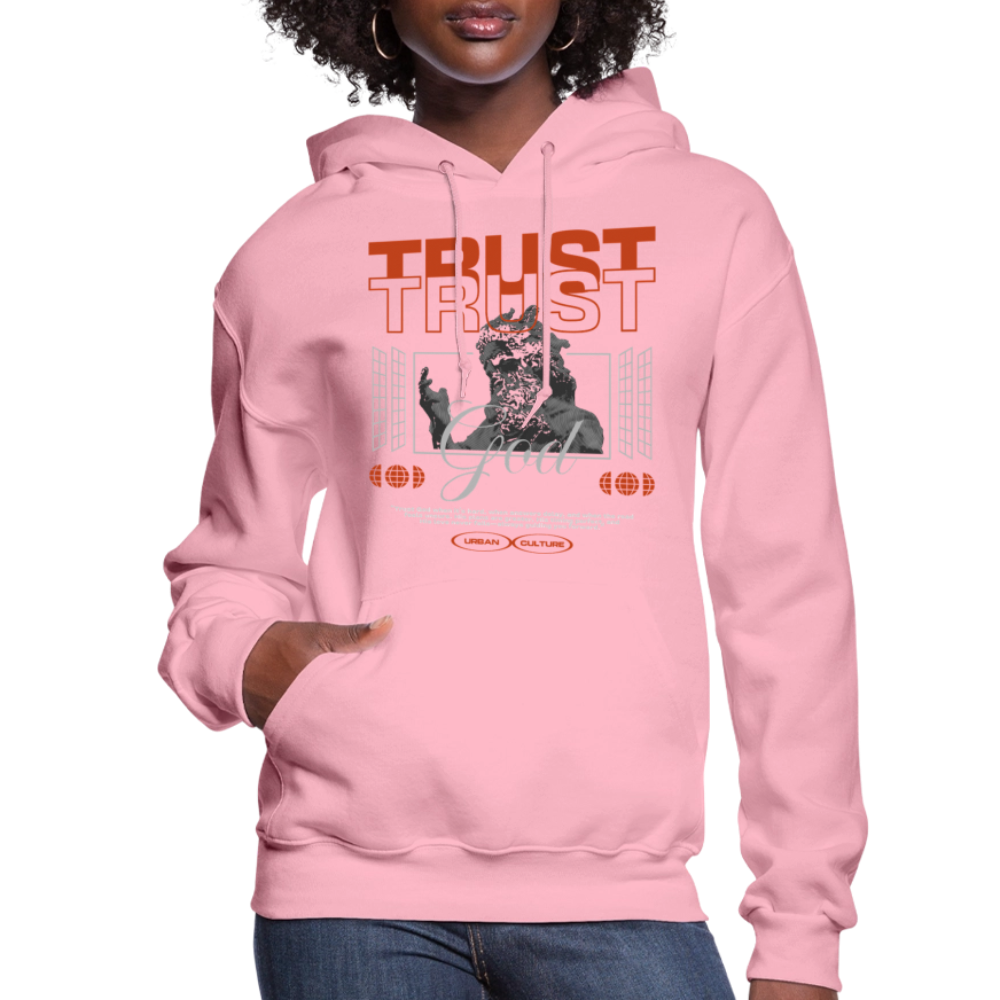 Trust God - Women's Hoodie - classic pink