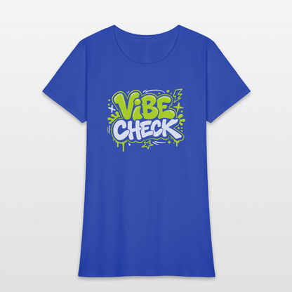 Vibe Check - Graffiti Women's T-Shirt - royal blue