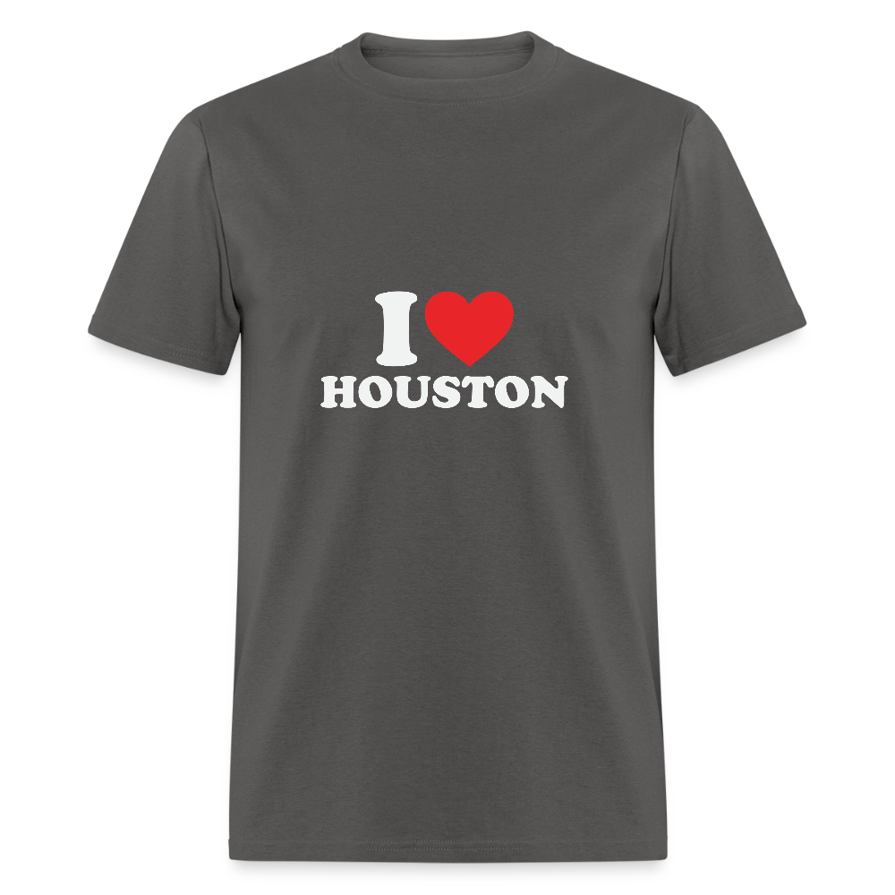 I Love Houston - Unisex T-Shirt - charcoal