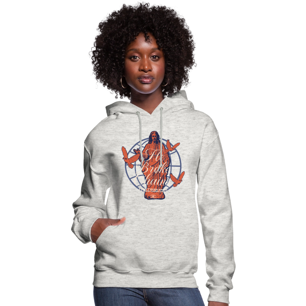 Broken Chains - Women's Hoodie - heather oatmeal