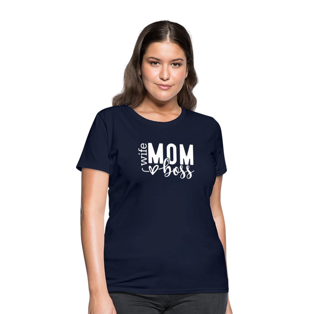 Mom Boss - T-Shirt - navy