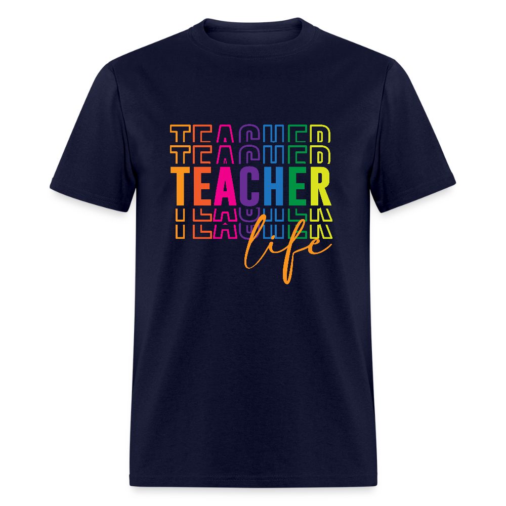 Teacher Life - T-Shirt - navy