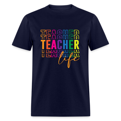 Teacher Life - T-Shirt - navy