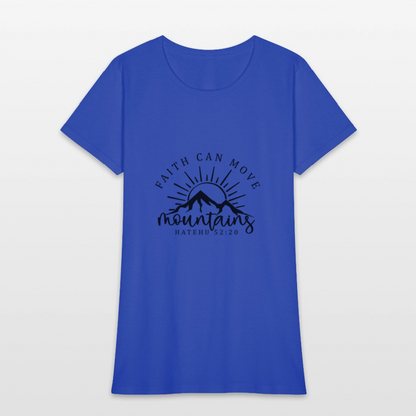 Faith Can - Women's T-Shirt - royal blue