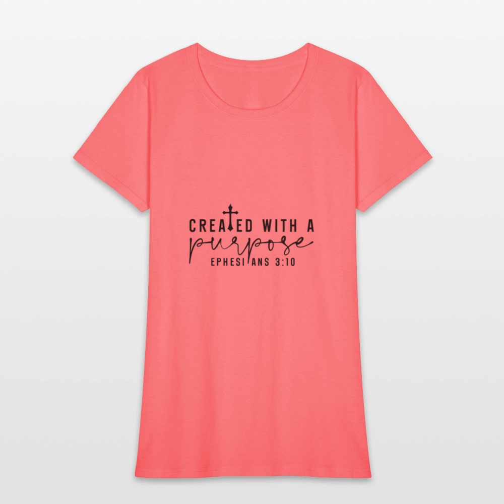 Created - Women's T-Shirt - coral