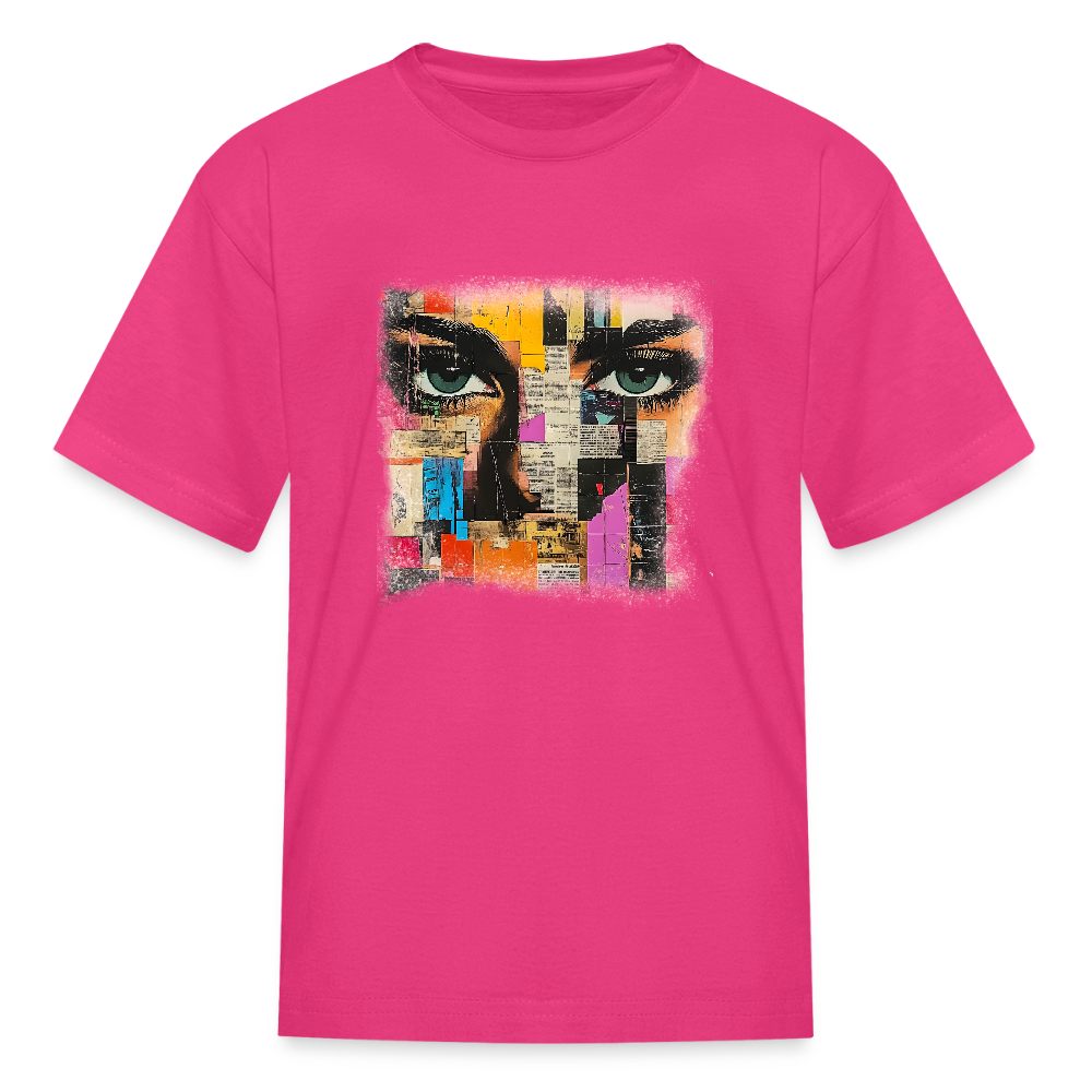 Pop Culture Woman 3 - Kids' T-Shirt - fuchsia