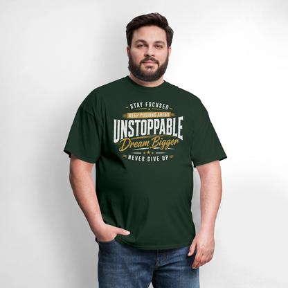 Be Unstoppable - Men's T-Shirt - forest green