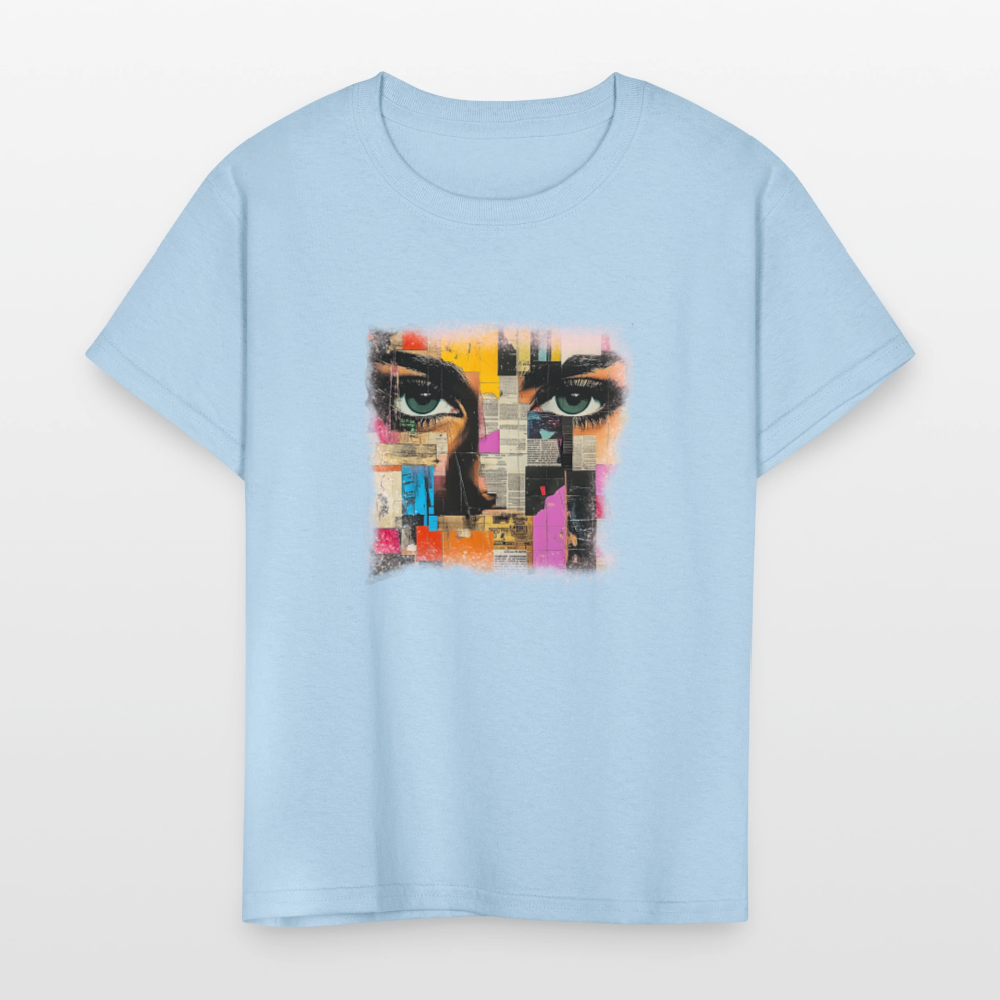 Pop Culture Woman 3 - Kids' T-Shirt - powder blue