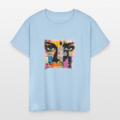 Pop Culture Woman 3 - Kids' T-Shirt - powder blue