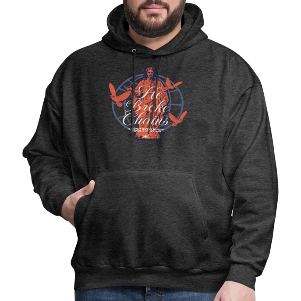 Chains Broken - Men's Hoodie - charcoal grey