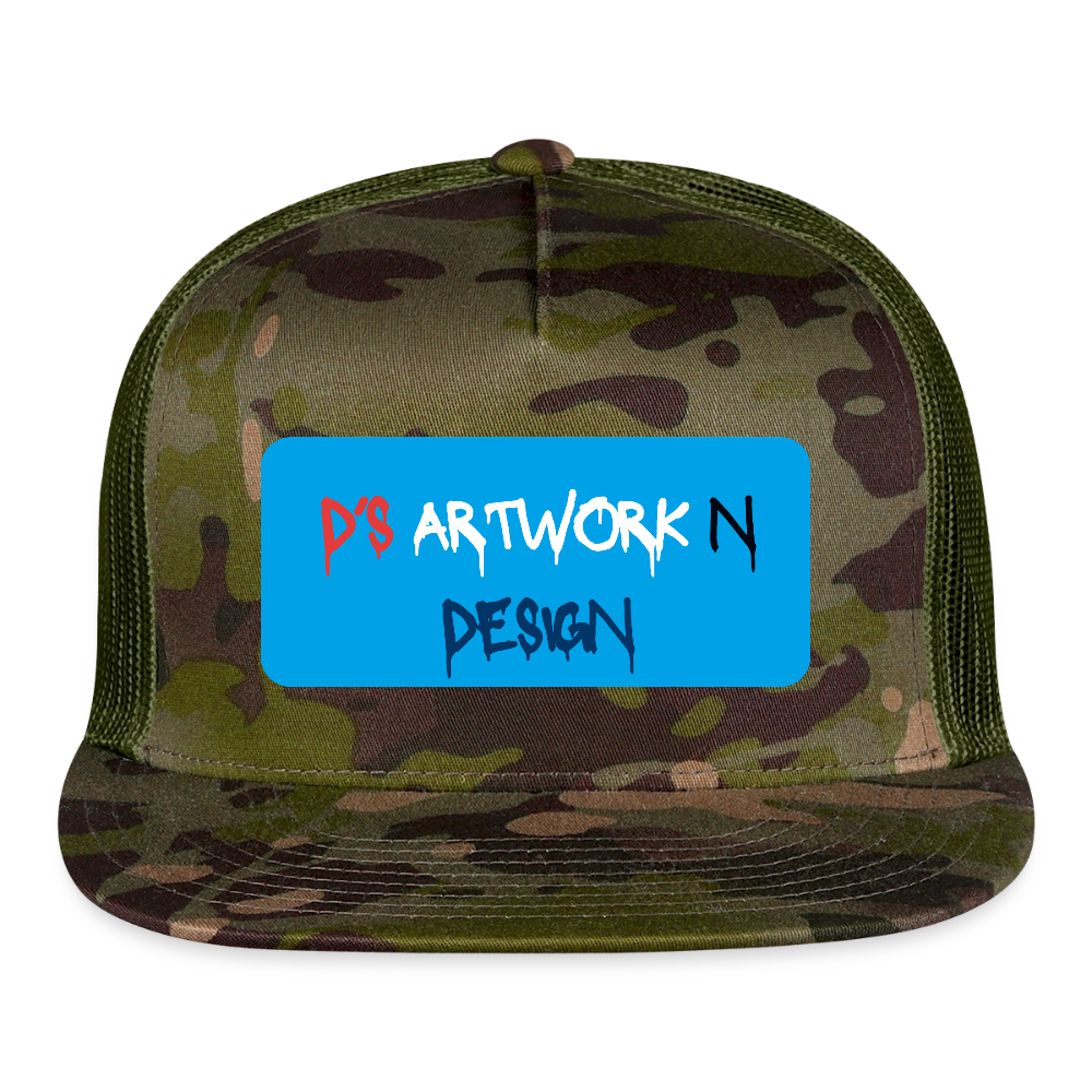 DS Graffiti - Trucker Hat - MultiCam\green