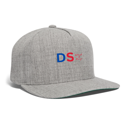 DS Artwork N Design - Snapback Baseball Cap - heather gray